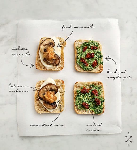 Mini Grilled Cheese Sandwiches // loveandlemons.com Mini Grilled Cheese Sandwiches // loveandlemons.com