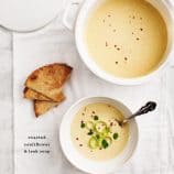 Roasted Cauliflower & Leek Soup // loveandlemons.com