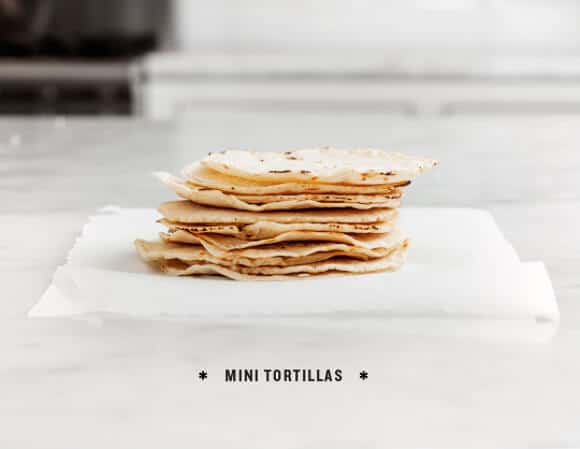 mini tortillas