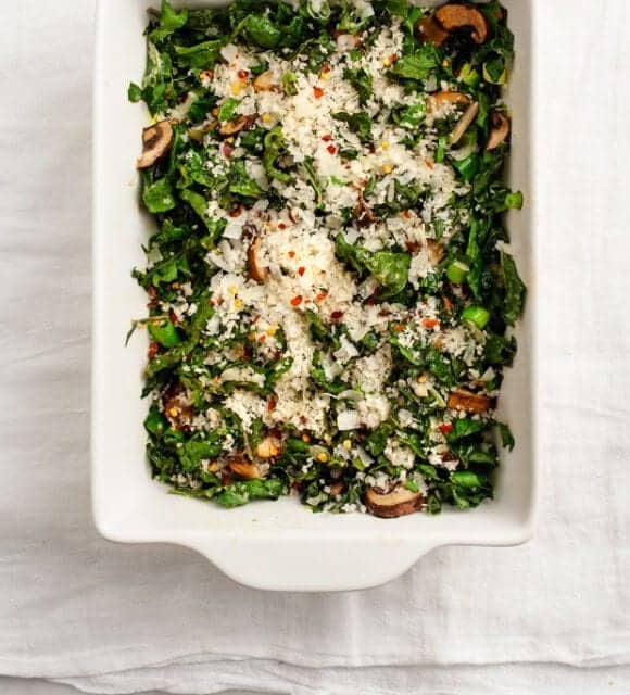 swiss chard & egg casserole