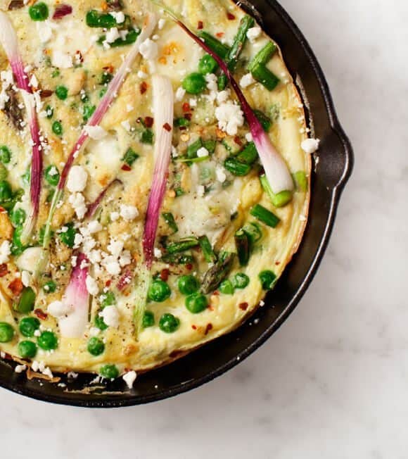 Spring Onion Frittata Recipe Love and Lemons