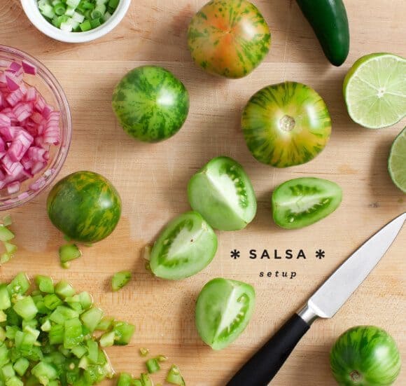 green tomato & avocado salsa / @loveandlemons green tomato & avocado salsa / @loveandlemons