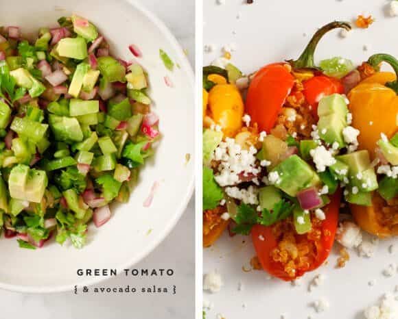green tomato & avocado salsa / @loveandlemons green tomato & avocado salsa / @loveandlemons