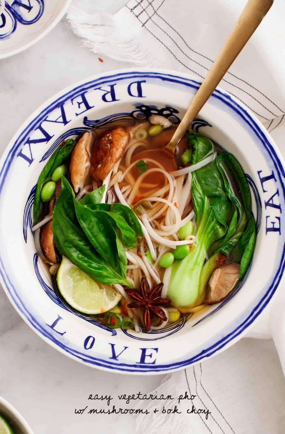 Easy Vegetarian Pho Recipe - Love and Lemons