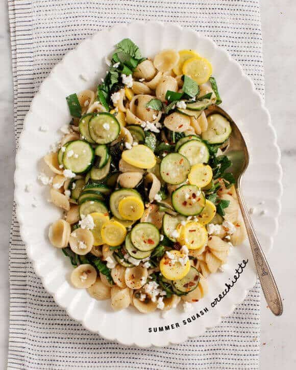 Summer Squash Orecchette: