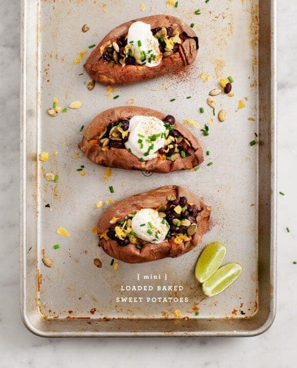 (healthy) loaded baked sweet potatoes / loveandlemons.com