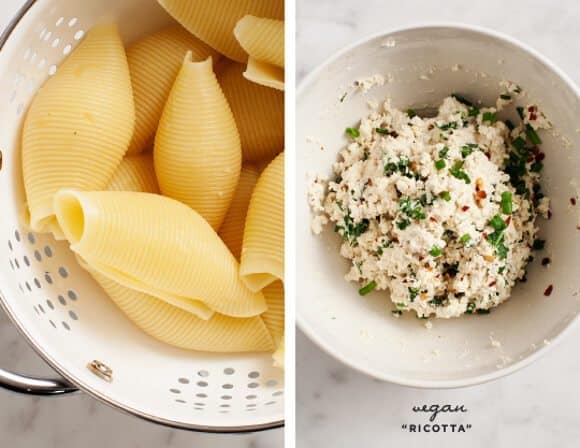 Vegan Stuffed Shells Recipe  Love and Lemons Vegan Stuffed Shells Recipe  Love and Lemons