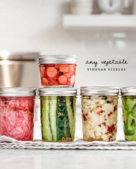 Any Vegetable Vinegar Pickles Recipe Love and Lemons