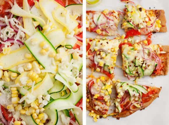 Summer Squash Vegetable Pizza Recipe  Love and Lemons