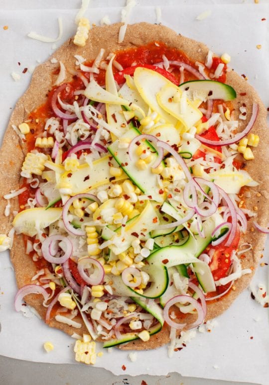 Summer Squash Vegetable Pizza Recipe  Love and Lemons