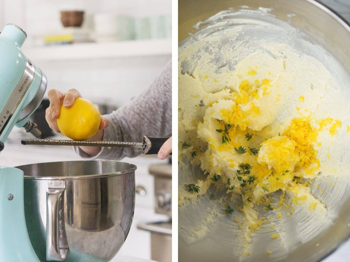 Lemon Thyme Shortbread Cookies