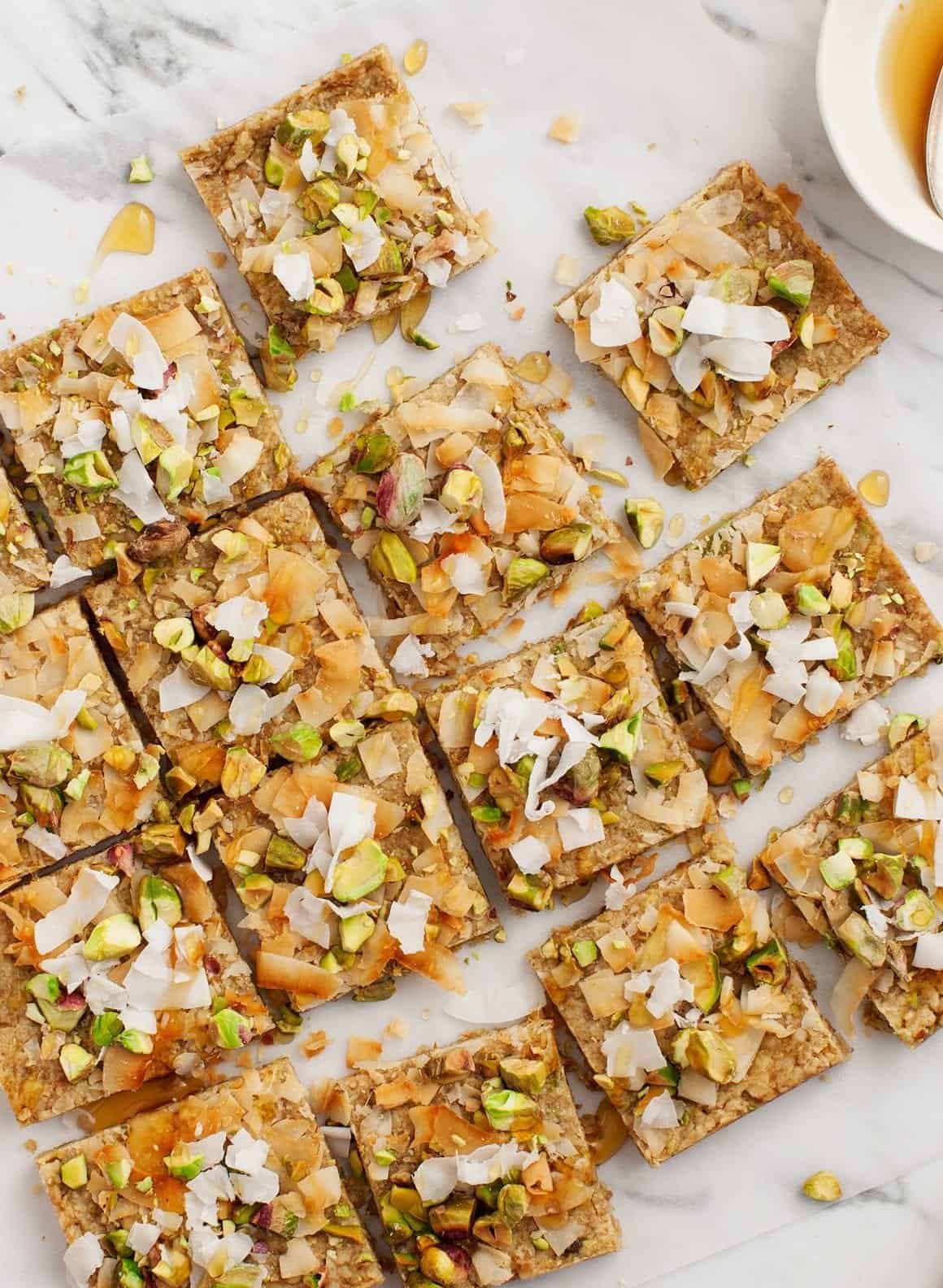 Jessica's Pistachio Oat Squares