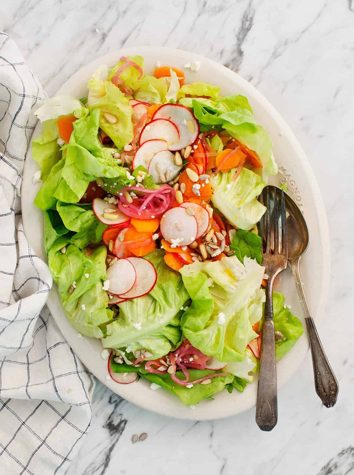 CSA Box Strategies + a Farmhouse Salad
