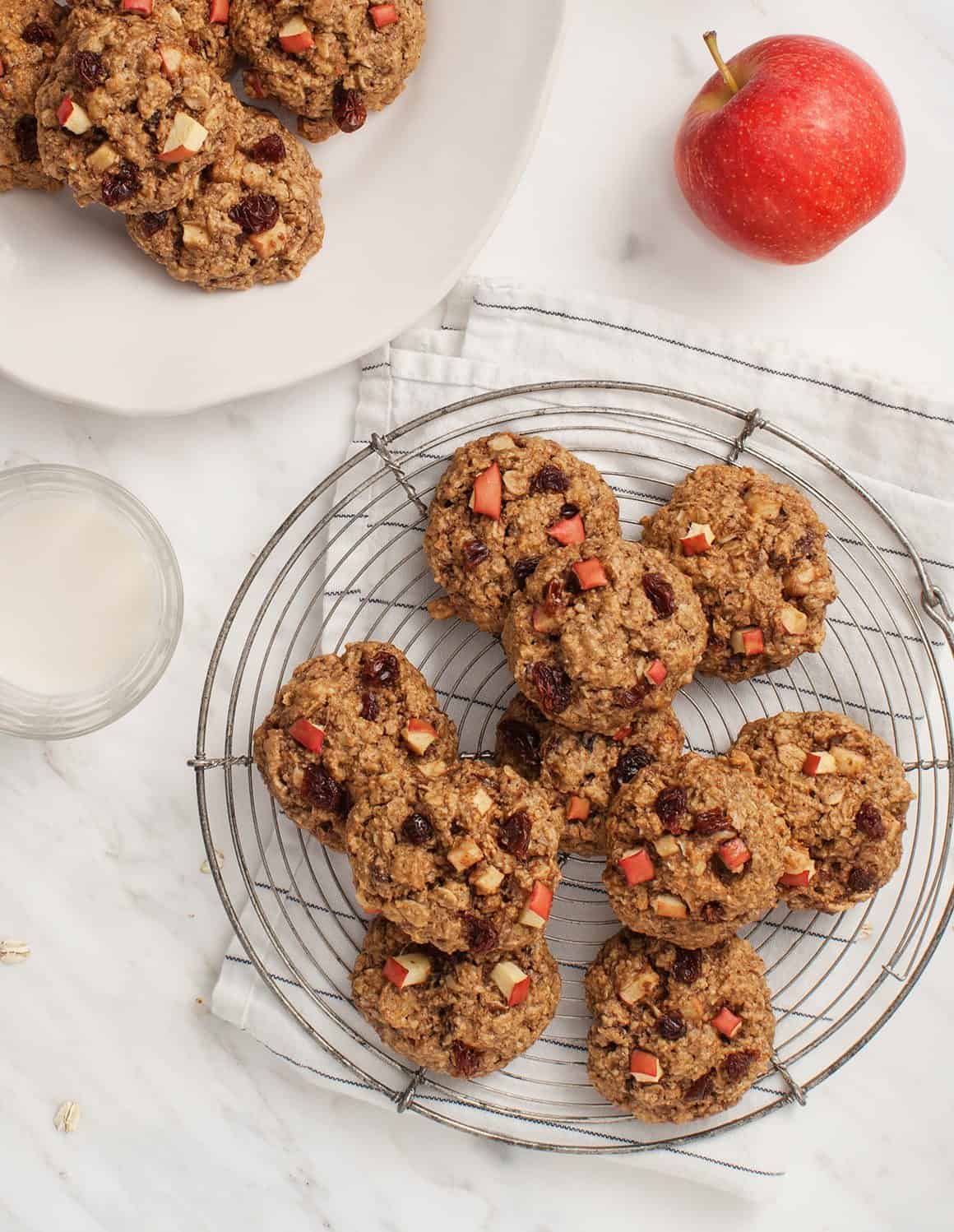 Apple Oatmeal Raisin Cookies Recipe Love and Lemons