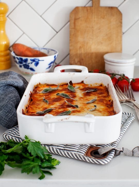 No-Noodle Sweet Potato Sage Lasagna